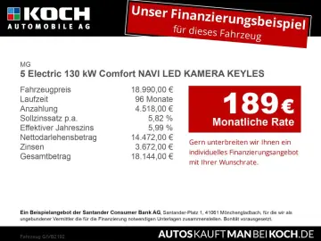 5 Electric 130 kW Comfort NAVI LED KAMERA KEYLES
