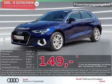 A3 Sportback 40 TFSI e NAVI virtual  PDC Advance