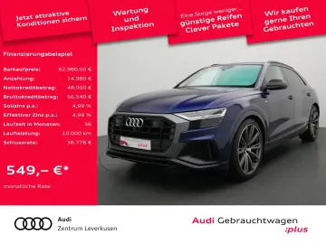 AUDI Q8 AHK B&O LEDER NACHTSICHT NAVI SITZBELÜFTUNG